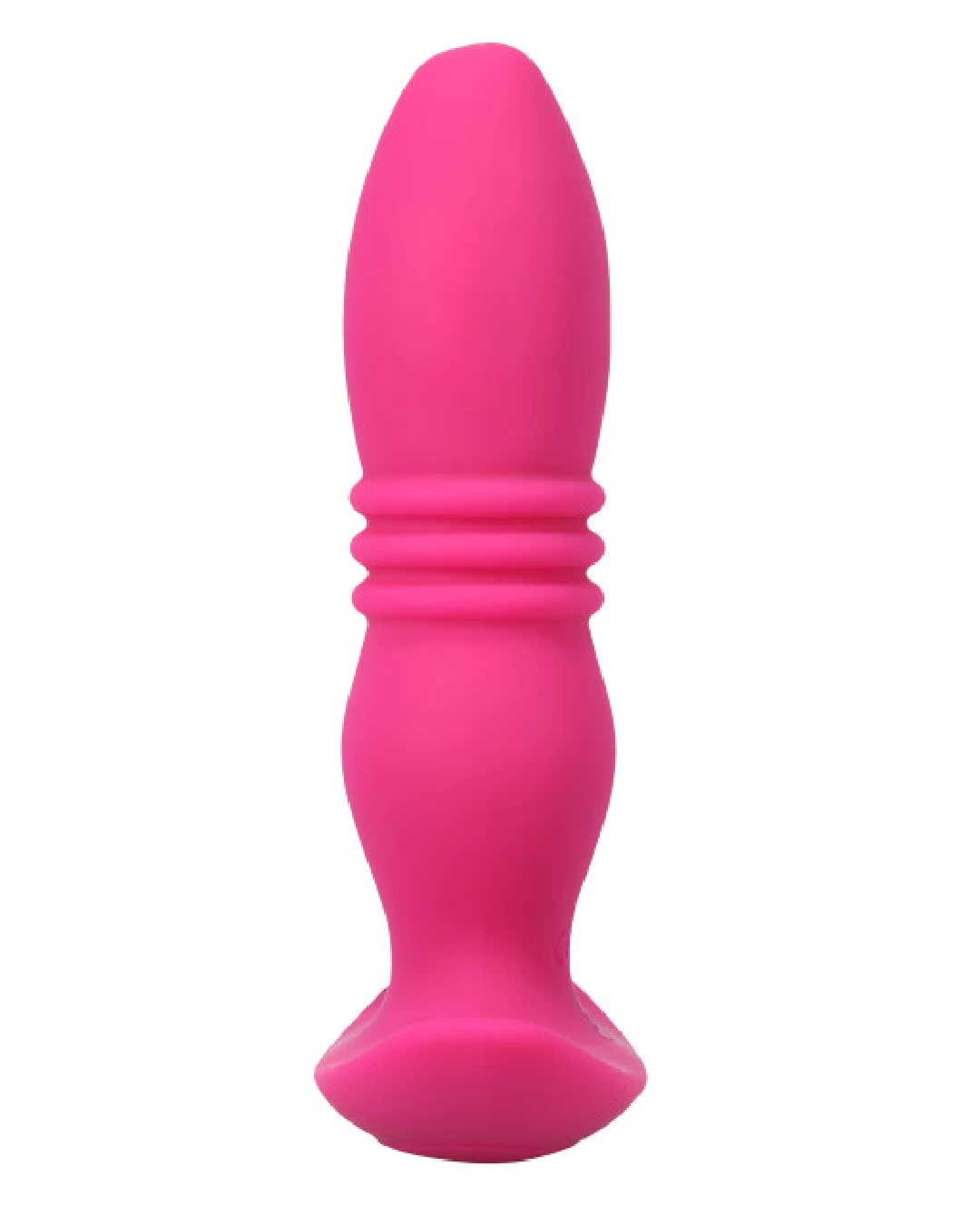 Doc Johnson A-Play Rise Thrusting Anal Plug With Remote - Pink - Image 2
