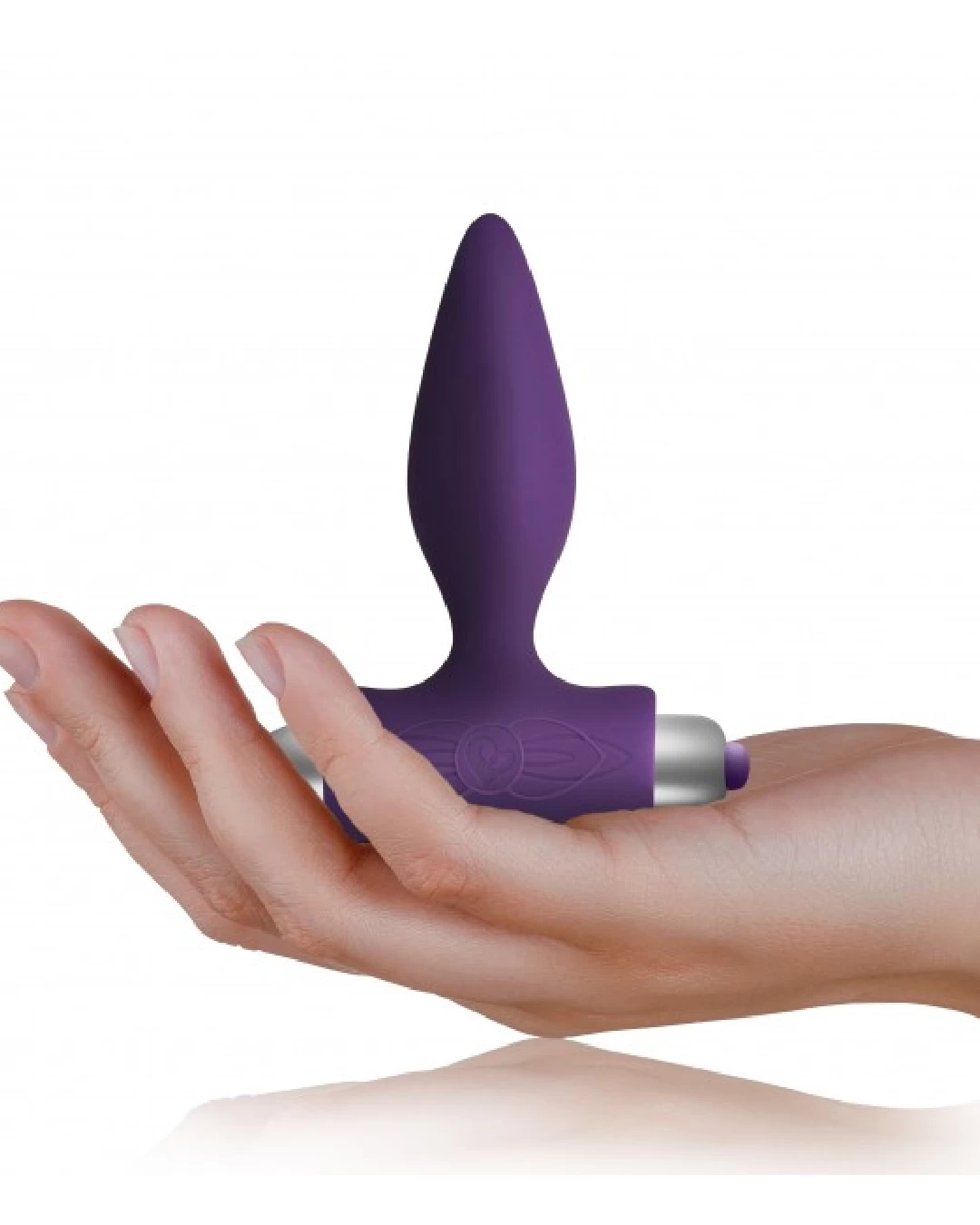 Rocks Off Petite Sensations Tapered Smooth Vibrating Plug - Purple