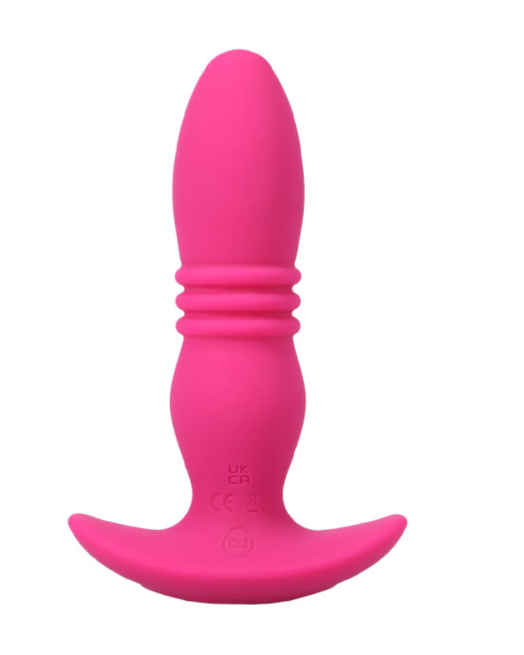 Doc Johnson A-Play Rise Thrusting Anal Plug With Remote - Pink - Image 3
