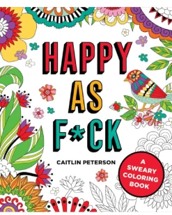 Happy As Fuck Coloring Book