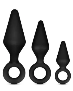 Blush Anal Adventures Silicone Loop Anal Training Butt Plug Set