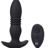 Doc Johnson A-Play Rise Thrusting Anal Plug With Remote - Black