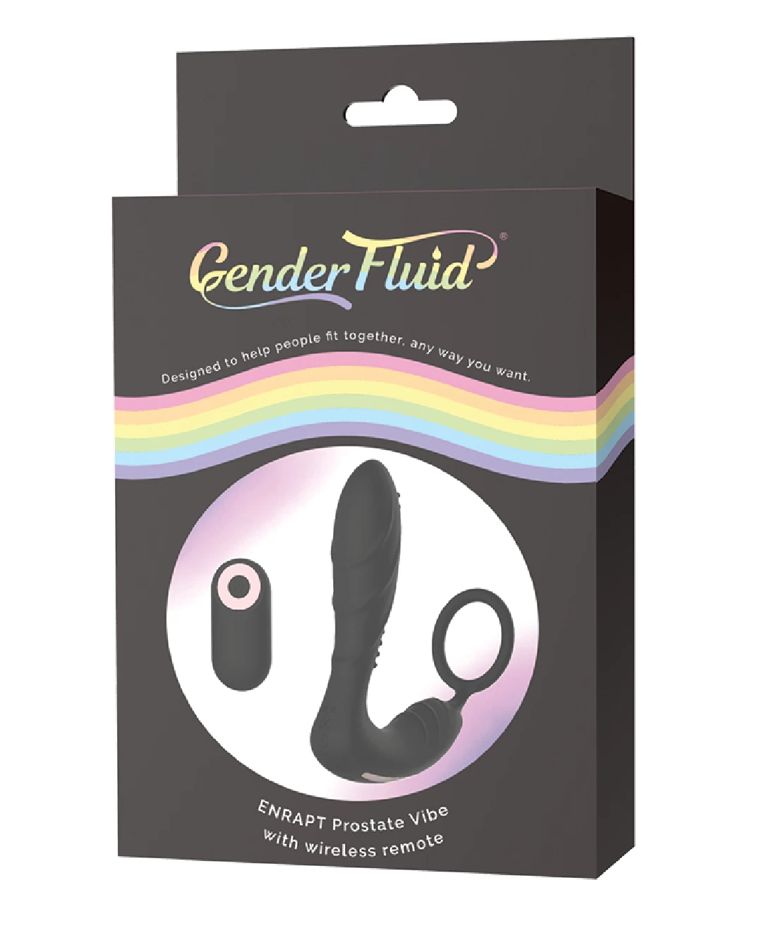 Gender Fluid Enrapt Vibrating Prostate Plug & Cock Ring With Remote - Image 2