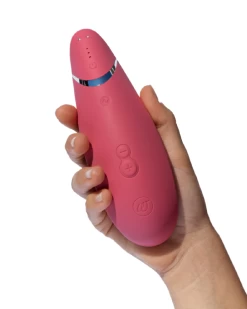 Womanizer Premium 2 Pleasure Air Clitoral Stimulator - Raspberry