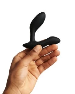 We-Vibe Vector+ App Controlled Adjustable Prostate Massager - Black