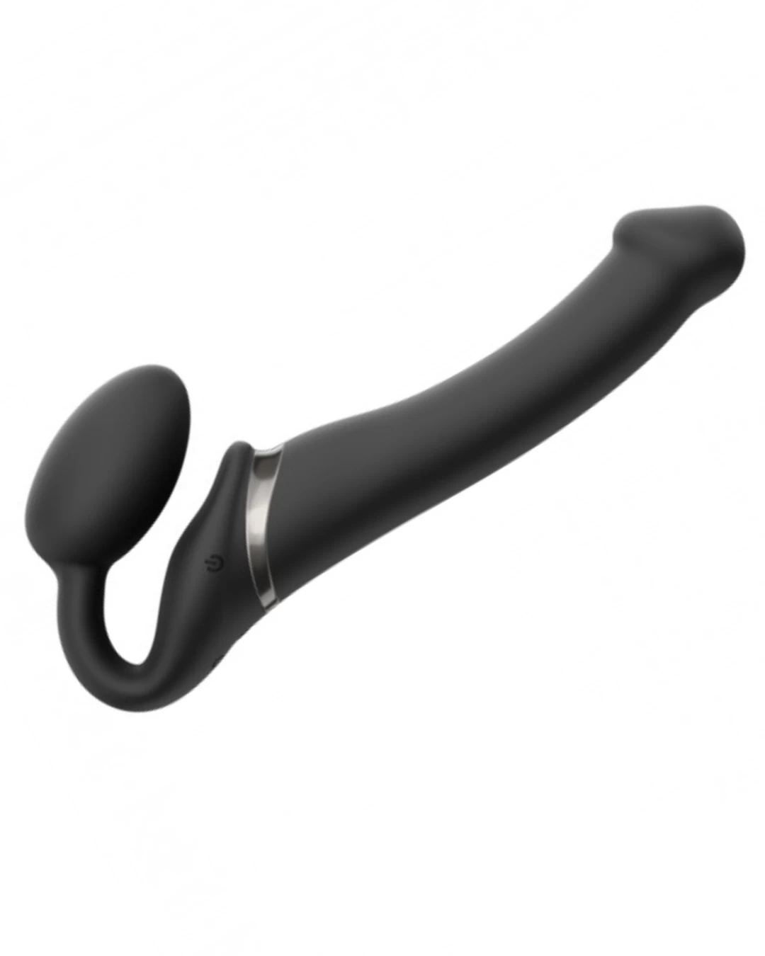 Lovely Planet Vibrating Strapless Strap-on Black- Large - Image 4
