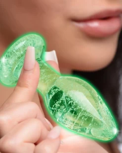 XR Brands Booty Sparks Glow In The Dark Anal Plug - Medium