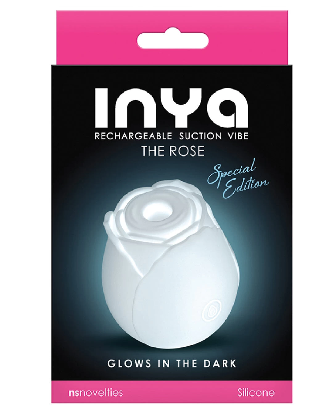 NS Novelties The Rose Powerful Clitoral Air Pulsation Vibrator Glow In The Dark - Image 4