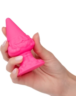 CalExotics Naughty Bits Girthy Pink Gnome Butt Plug