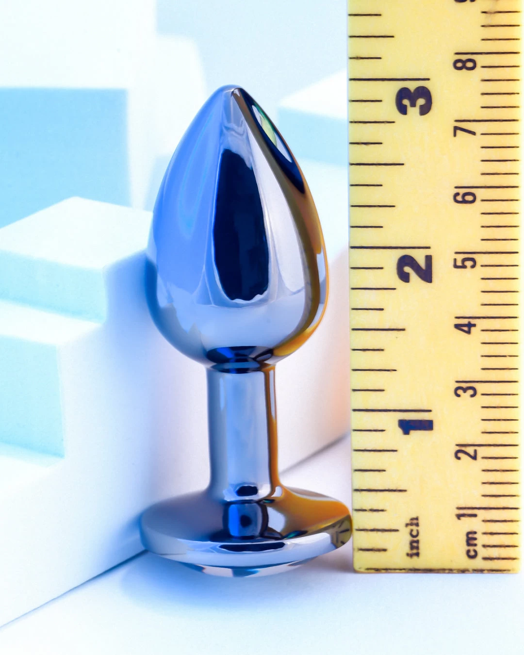 Playboy Bunny Logo Small Beginner Metal Butt Plug - Image 3