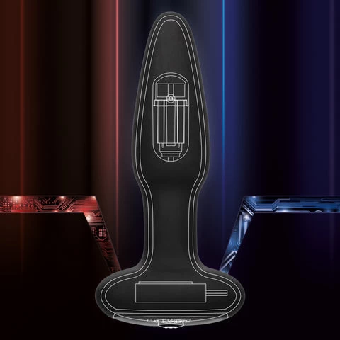 CalExotics Bionic Pressure Vibrating Waterproof Butt Plug - Image 6