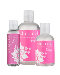 Sliquid Naturals Sassy Water Based Anal Lubricant - Various Sizes