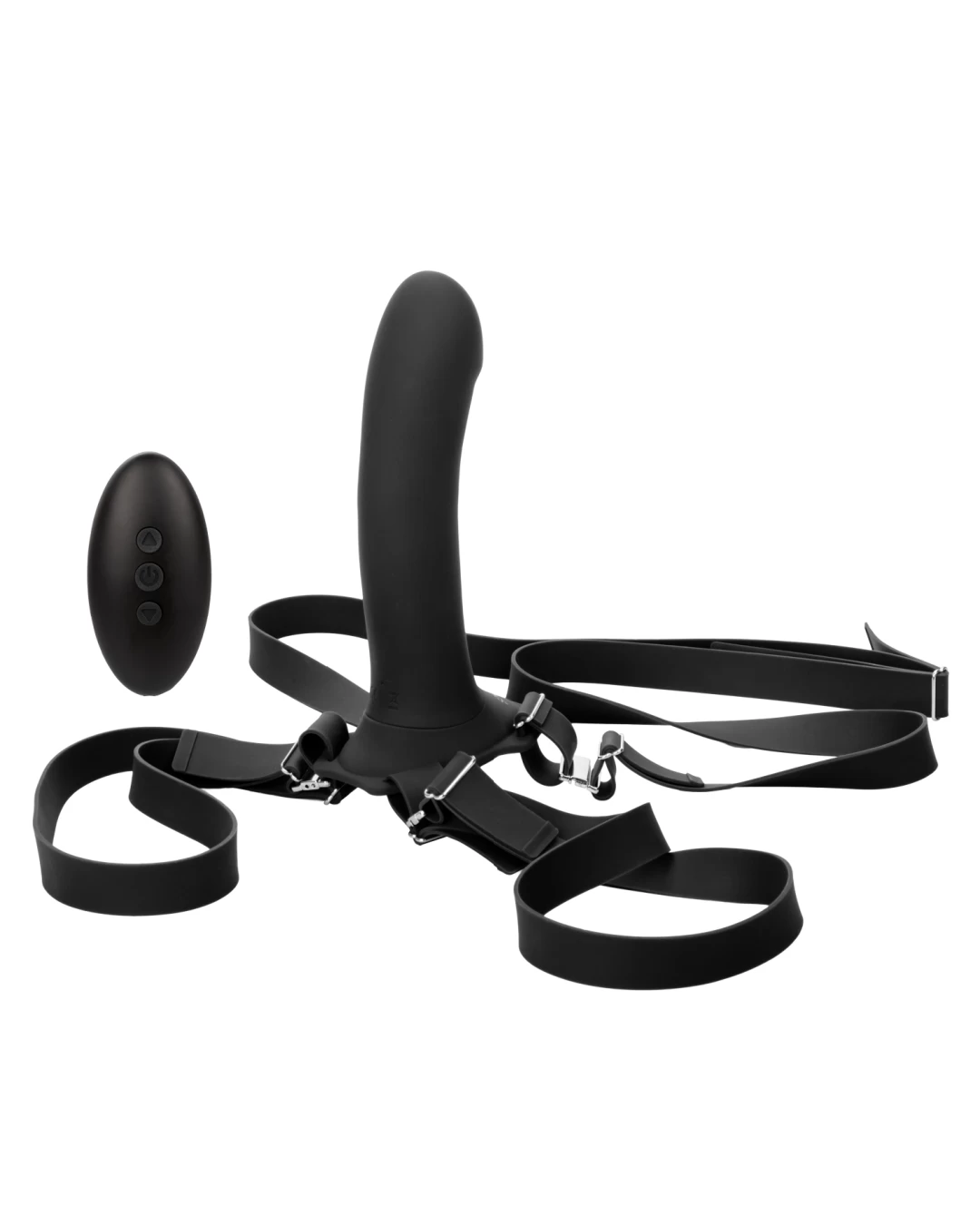 CalExotics Me2™ Vibrating Pegging Dildo + Strap-on Harness - Image 2