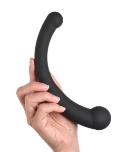 XR Brands Vibra Crescent Powerful Silicone Double Ended Vibrator