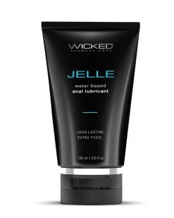 Wicked Anal Jelle Water Based Lubricant 4 Oz