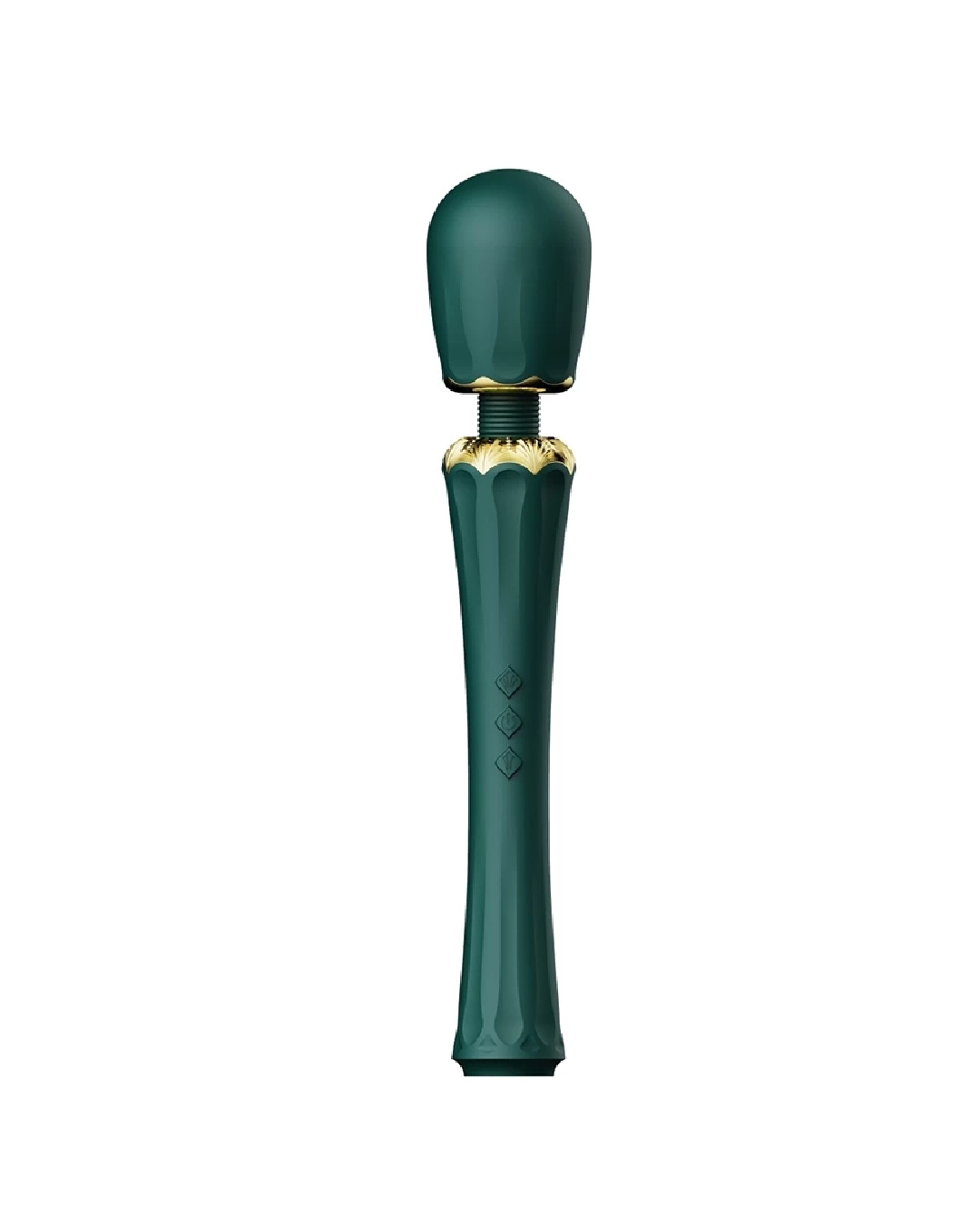 Zalo Kyro Powerful Wand Vibrator With G-Spot Attachment - Green - Image 4