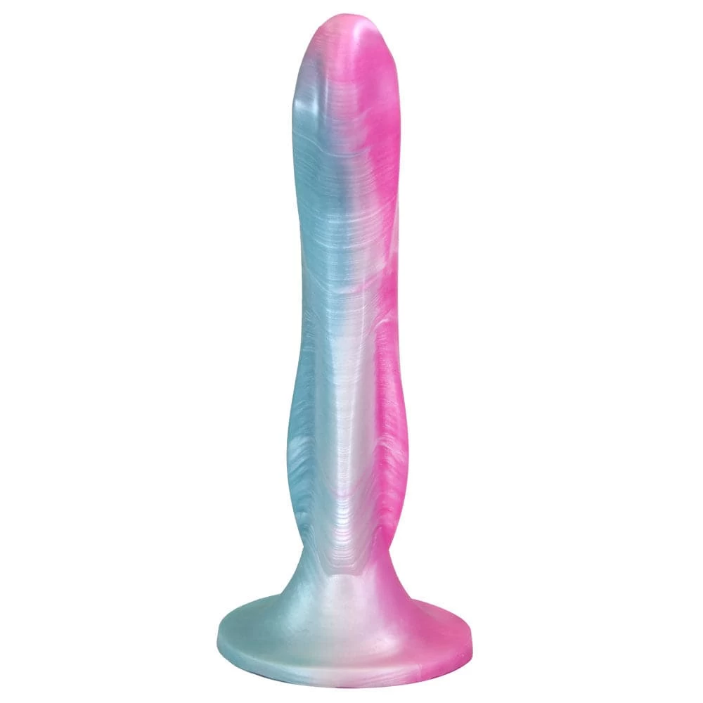 6.25" Metropol Silicone Dildo - Dewy Skies - Image 4