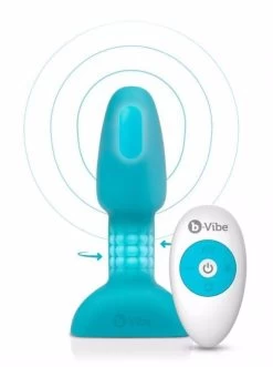 B-Vibe Rimming Butt Plug Petite With Remote Control - Various Colors