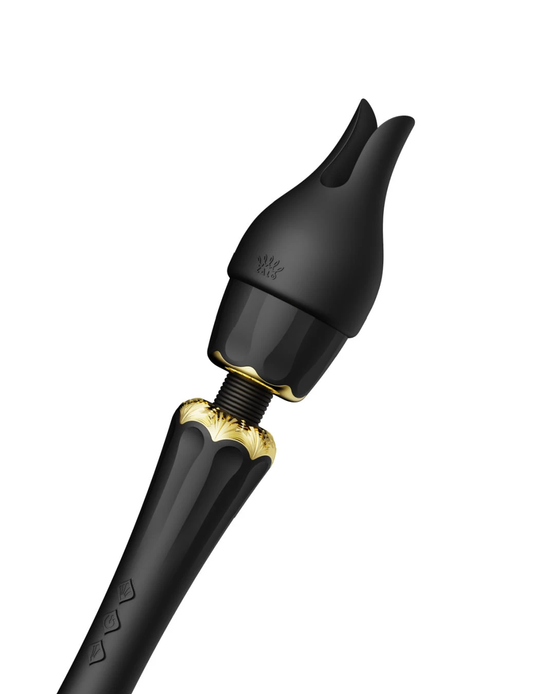 Zalo Kyro Powerful Wand Vibrator With G-Spot Attachment - Black - Image 7