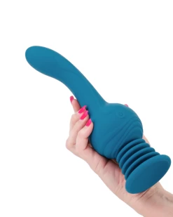 NS Novelties Earthquake Thrusting Shaking Gyrating Vibrating Dildo With Remote