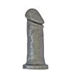 6" Adam Silicone Dildo - Pearlescent - Gray