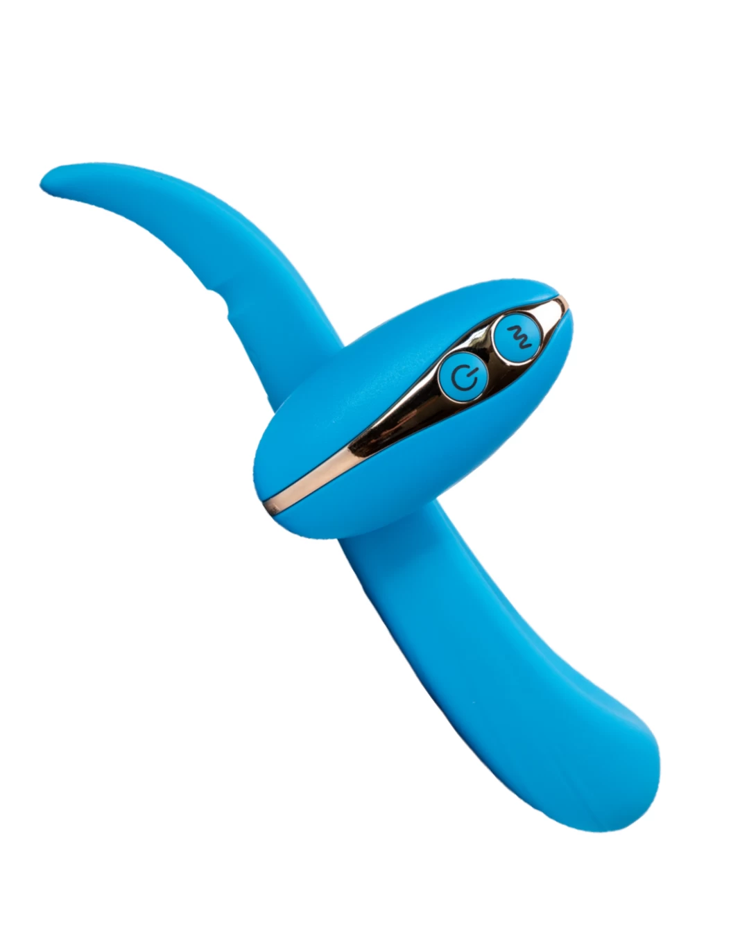 LuvSlide Vibrating Penis Enhancer For Couples (with Remote) - Blue - Image 4