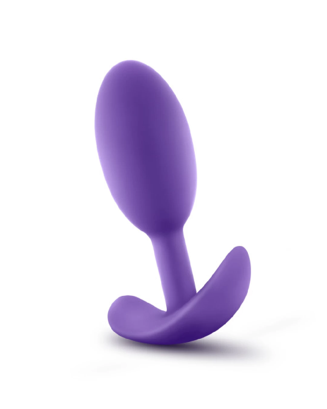 Blush Luxe Medium Wearable Silicone Vibra Slim Plug - Purple - Image 2
