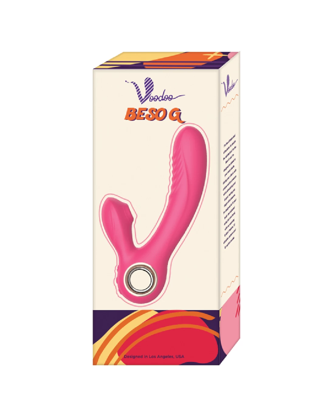 Beso G Warming Clitoral Pressure Wave & G-Spot Vibrator - Pink - Image 5