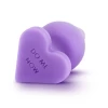 Blush Do Me Now Naughty Candy Heart Purple Butt Plug