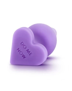 Blush Do Me Now Naughty Candy Heart Purple Butt Plug