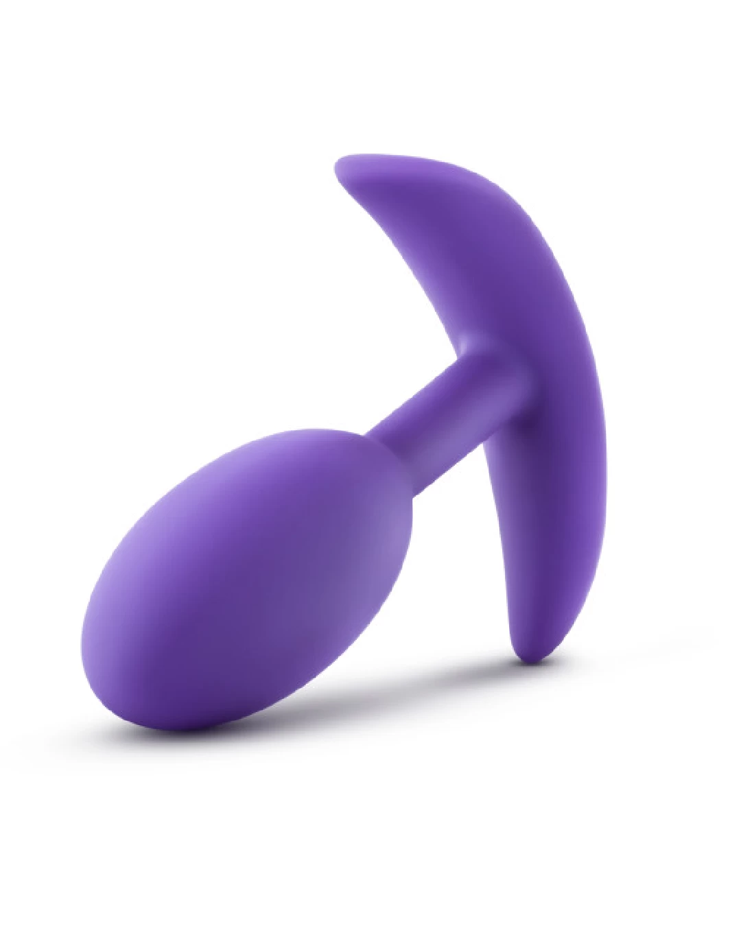 Blush Luxe Medium Wearable Silicone Vibra Slim Plug - Purple - Image 4