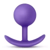 Blush Luxe Wearable Silicone Vibra Butt Plug - Purple
