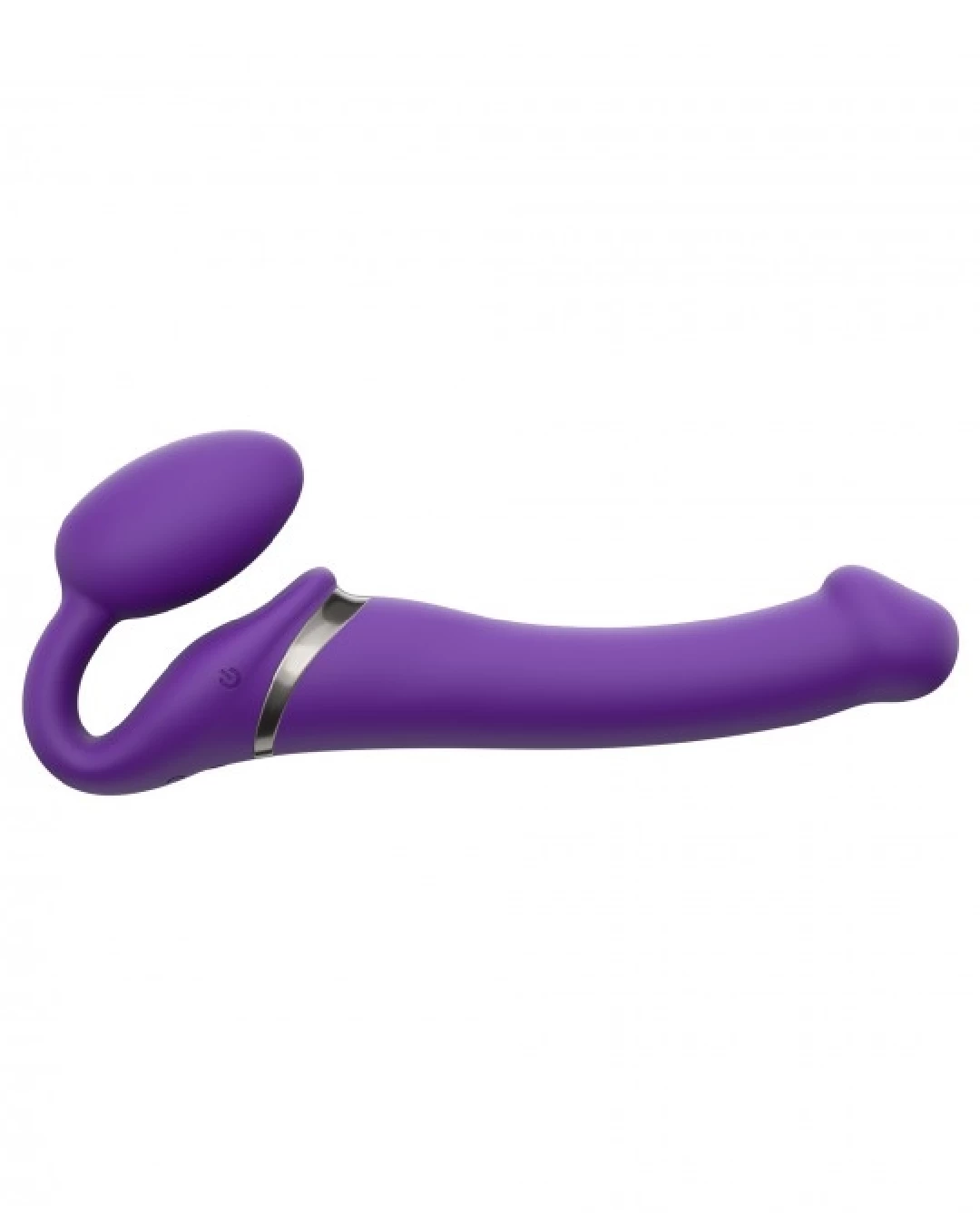 Lovely Planet Vibrating Strapless Strap-on Purple- Large - Image 4