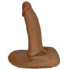 6" Ryder Realistic Dual Density Pack And Play Dildo - Caramel